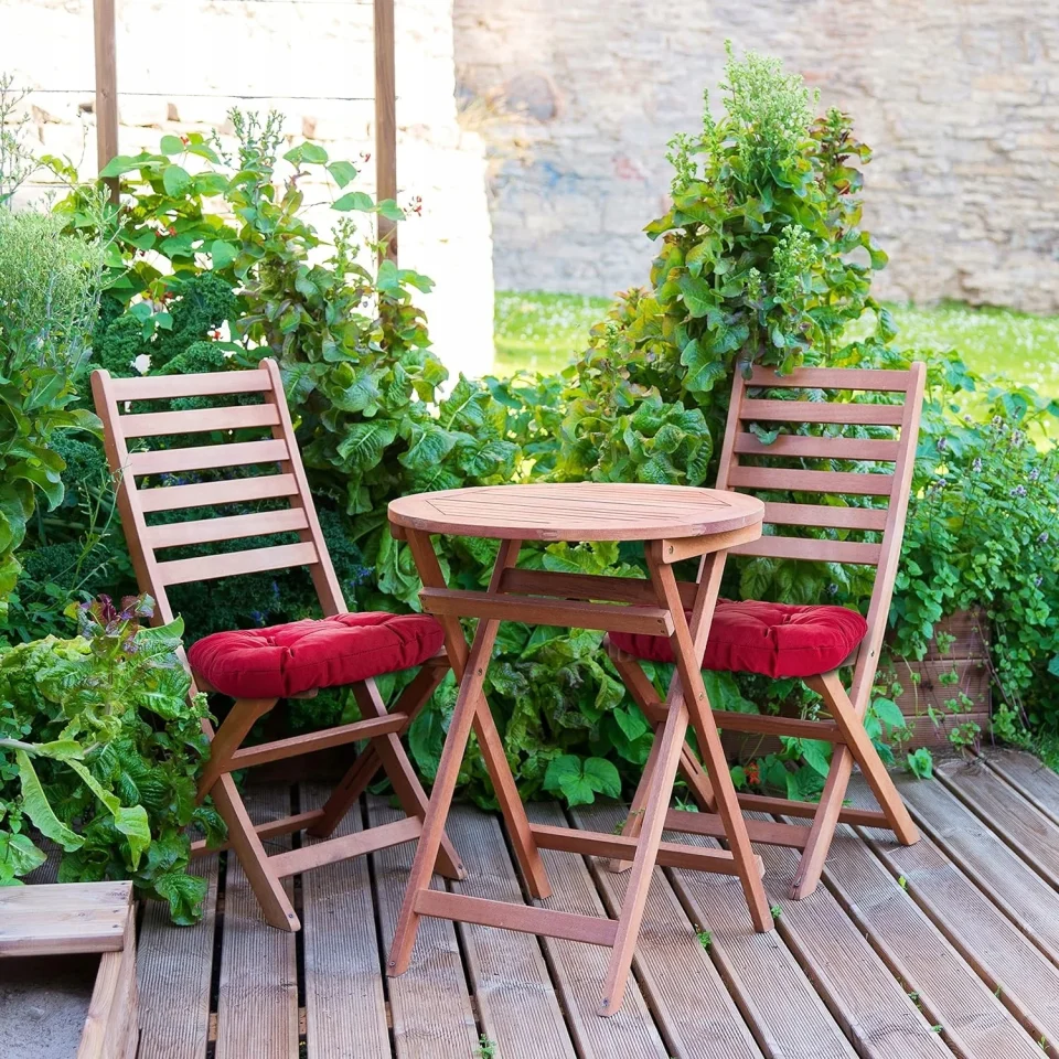 Poduszki ogrodowe czerwone