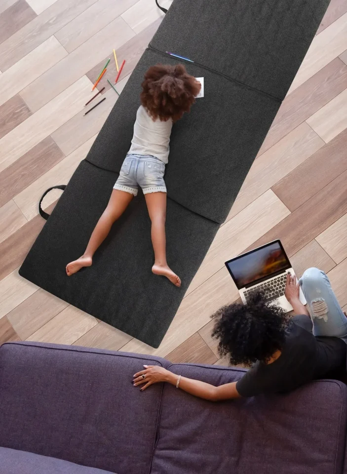 Materac Rozkladany Turystyczny Pikowany Torba 195x75x15 Twardosc Materaca Brak Informacji