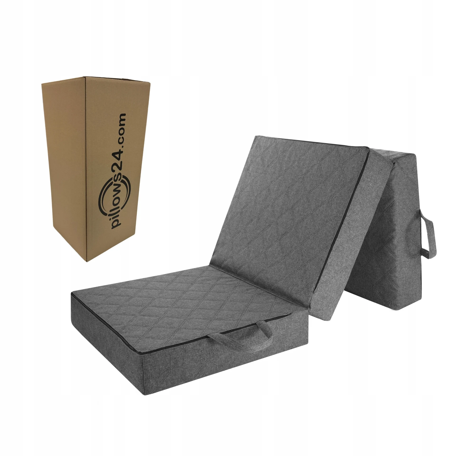 Materac Rozkladany Turystyczny Pikowany 195x80x10