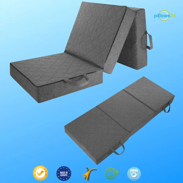 Materac Rozkladany Turystyczny Pikowany 195x80x10 Marka Inna