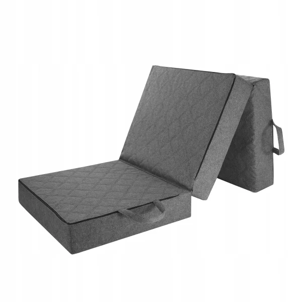 Materac Rozkladany Turystyczny Pikowany 195x80x10 Wysokosc Materaca 10 Cm