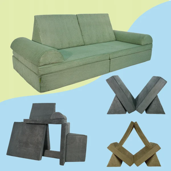 Sofa Dziecięca Modułowa Wielofunkcyjna Rozkładana